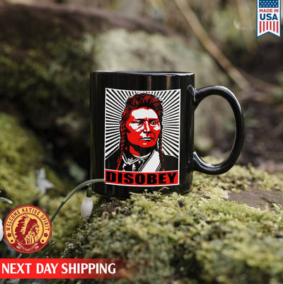 Chief Joseph Disobey Native American Man Ceramic Coffee Mug