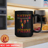 Native American Pride Feather Native Ceramic Coffee Mug