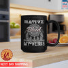 Native American Native Blood Runs Through My Veins Ceramic Coffee Mug