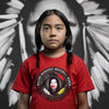 MMIW No More Stolen Sisters Feather Color Red Hand Unisex T-Shirt/Hoodie/Sweatshirt