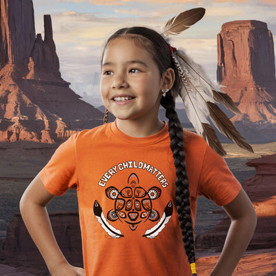 Every Child Matters Native Turtle Tracks Native American Unisex T-Shirt/Hoodie/Sweatshirt