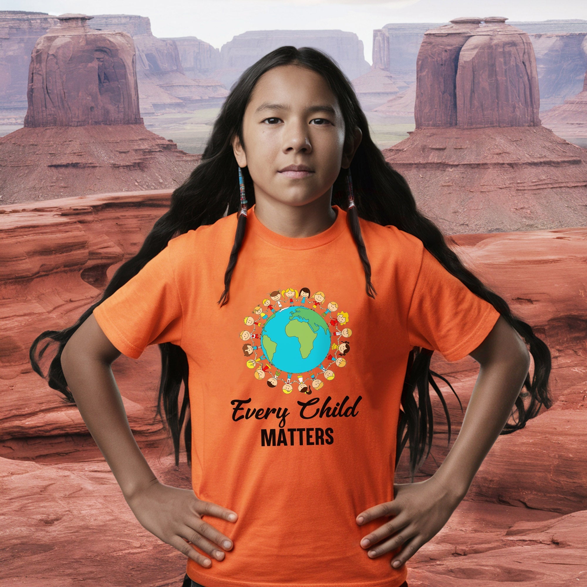 Every Child Matter Best Friends Native American Unisex T-Shirt/Hoodie/Sweatshirt