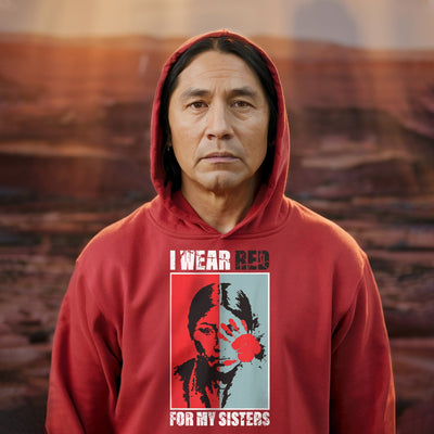 MMIW Awareness Indigenous Red Hand Women Gifts Unisex T-Shirt/Hoodie/Sweatshirt