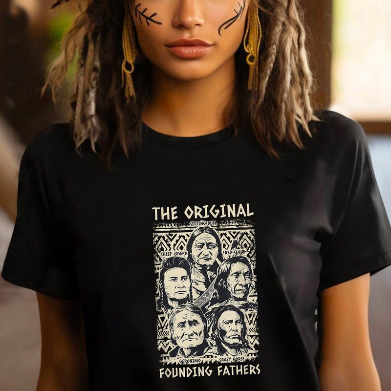 Native American The Original Founding Five Father Hoodie Unisex T-Shirt/Hoodie/Sweatshirt