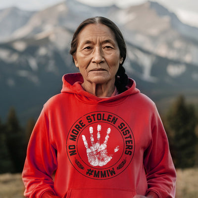 MMIW Awareness Stolen Sisters Red Hand Ind Unisex T-Shirt/Hoodie/Sweatshirt