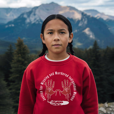 MMIW Awareness Justice For MMIW Red Hands Unisex T-Shirt/Hoodie/Sweatshirt