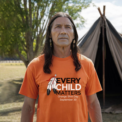 Every Child Matters Feather For Orange Shirt Day Unisex T-Shirt/Hoodie/Sweatshirt