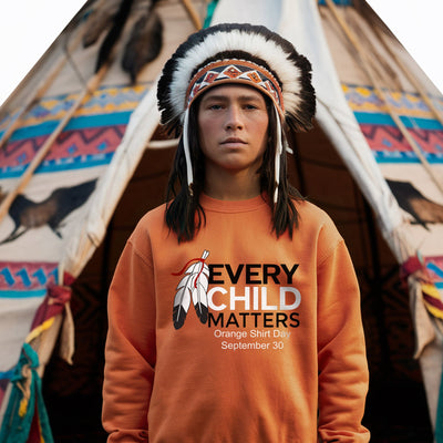 Every Child Matters Feather For Orange Shirt Day Unisex T-Shirt/Hoodie/Sweatshirt