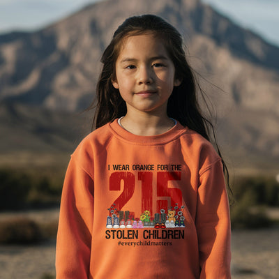 Every Child Matters I Wear Orange For The 215 Stolen Children For Orange Shirt Day Unisex T-Shirt/Hoodie/Sweatshirt