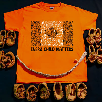 Every Child Matters Canada Flag For Orange Day Unisex T-Shirt/Hoodie/Sweatshirt