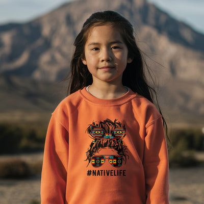 American Indian Tribe Indigenous Native Life Girl Pattern Style Native American Unisex T-Shirt/Hoodie/Sweatshirt