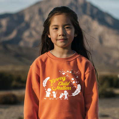 Every Child Matters Children Together Feather For Orange Shirt Day Unisex T-Shirt/Hoodie/Sweatshirt