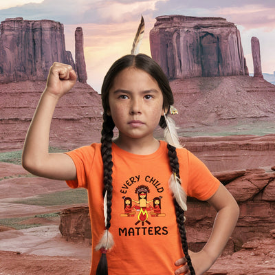 Every Child Matters Indigenous Awareness Children Together Orange Shirt Day Unisex T-Shirt/Hoodie/Sweatshirt