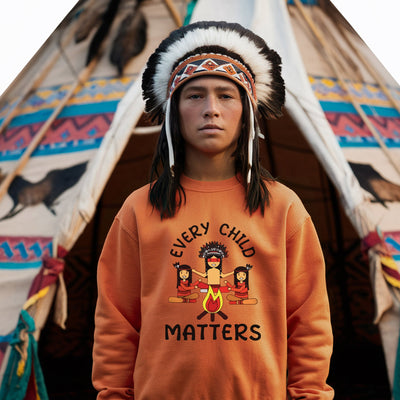 Every Child Matters Indigenous Awareness Children Together Orange Shirt Day Unisex T-Shirt/Hoodie/Sweatshirt