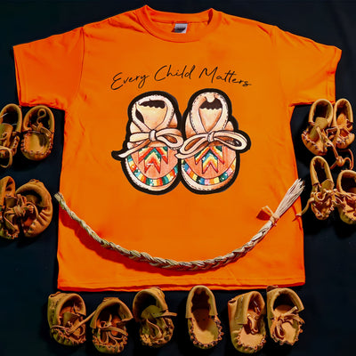 Every Child Matters Shoes Indigenous Orange Shirt Day Unisex T-Shirt/Hoodie/Sweatshirt