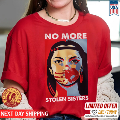 MMIW No More Stolen Sisters Red Hand Unisex Hoodie/Sweatshirt/T-Shirt 019