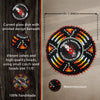 SALE 30% OFF -  Missing and Murdered Indigenious Women 2 Sunburst Beaded Patch Necklace Pendant