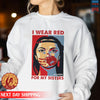 MMIW I Wear Red For My Sister Woman Red Hand Unisex T-Shirt/Hoodie/Sweatshirt