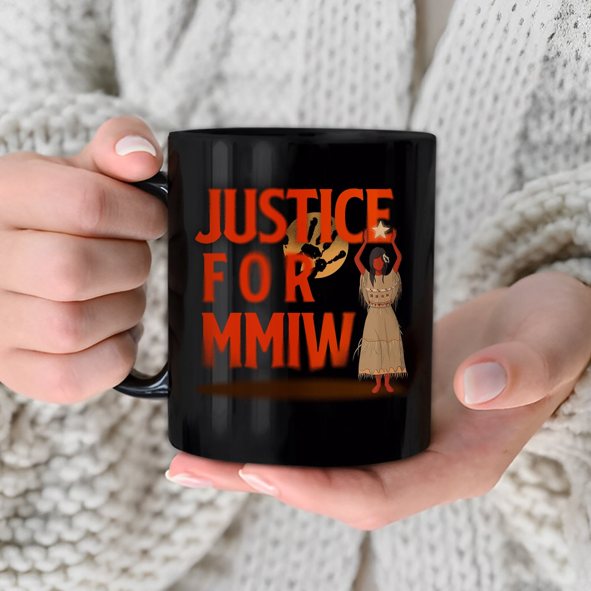 Justice For MMIW Ceramic Coffee Mug 007