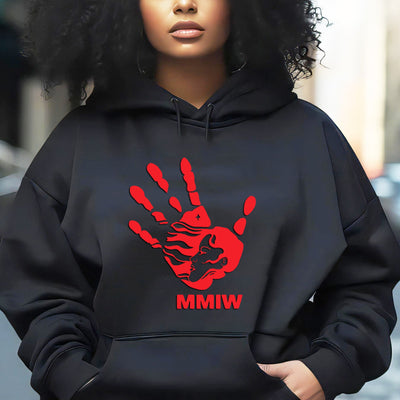 MMIW Red Hand Indigenous Owned Shirt Unisex Hoodie/T-Shirt/Sweatshirt