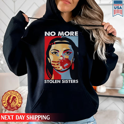 MMIW No More Stolen Sisters Red Hand Unisex Hoodie/Sweatshirt/T-Shirt 019