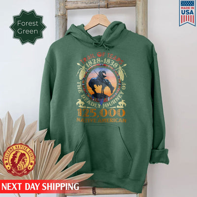 Trail Of Tears 125000 Native American Shirt Man Ride Horse Unisex T-Shirt/Hoodie/Sweatshirt