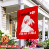 I Wear Red - Native American Flag Garden House Yard for Decor Outdoor