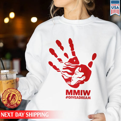 Give A Dream MMIW Red Hand Unisex T-Shirt/Hoodie/Sweatshirt