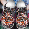 Unisex Pattern Fleece Clog Shoes For Women and Men Native American Style