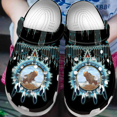 Native Pattern Clog Shoes For Adult and Kid 89235 New