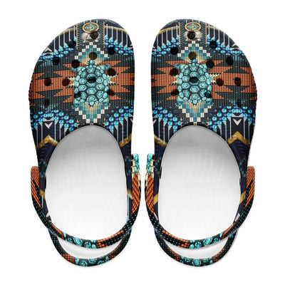 Native Pattern Clog Shoes For Adult and Kid 89237 New