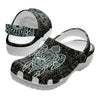 Unisex Pattern Fleece Clog Shoes For Women and Men Native American Style