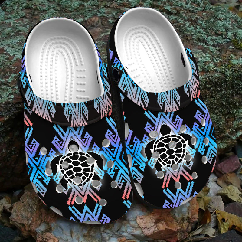 Native Pattern Clog Shoes For Adult and Kid 89202 New