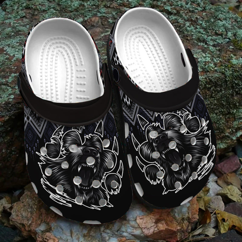 Native Pattern Clog Shoes For Adult and Kid 89232 New