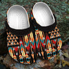 Native Pattern Clog Shoes For Adult and Kid 89236 New