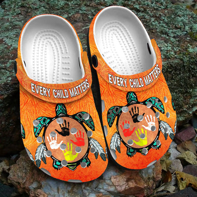 Native Pattern Clog Shoes For Adult and Kid 89250 New