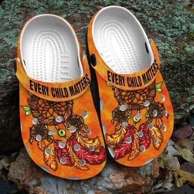 Native Pattern Clog Shoes For Adult and Kid 89246 New