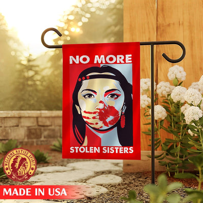 No More Stolen Sister - Native American Flag Garden House Yard for Decor Outdoor