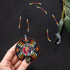 SALE 30% OFF - MMIW No More Stolen Sister Sunburst Handmade Beaded Wire Necklace Pendant For Women