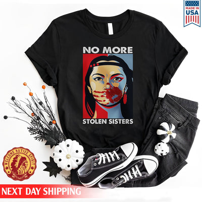 MMIW No More Stolen Sisters Red Hand Unisex Hoodie/Sweatshirt/T-Shirt 019