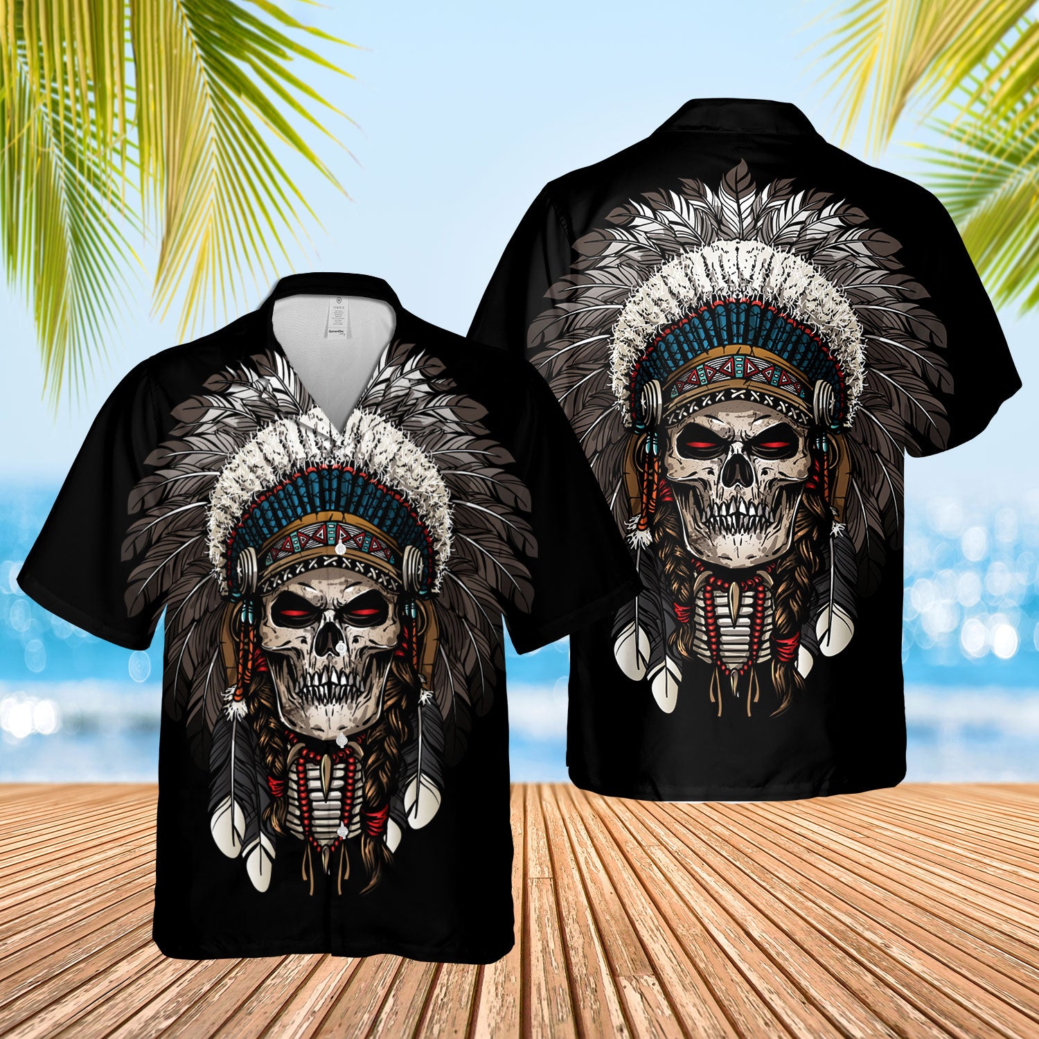 Native American Hawaiian Shirt WCS