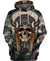 Unique Native Skull 3D Hoodie - Native American Pride Shop