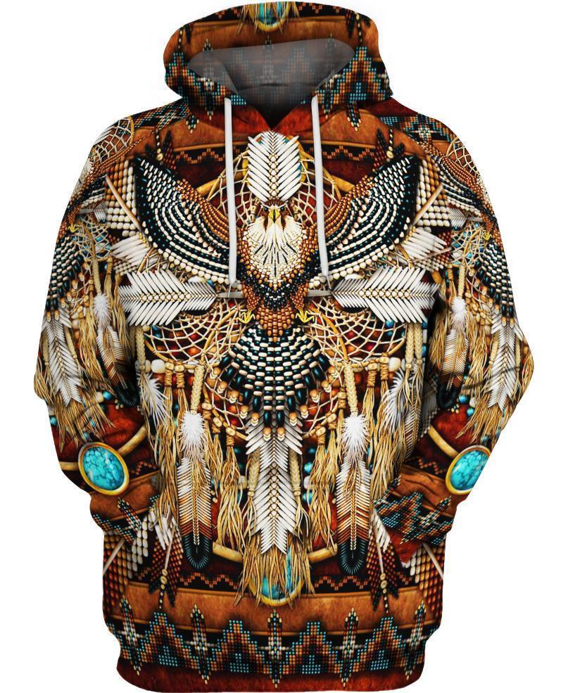 Native Eagle 3D Hoodie - Native American Pride Shop