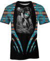 Native Girl Tribes Pattern Native American 3D Hoodie - Native American Pride Shop