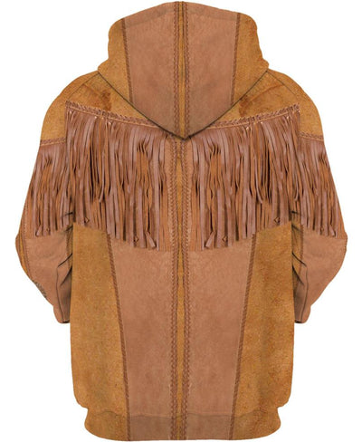Brown Native 3D Hoodie - Native American Pride Shop