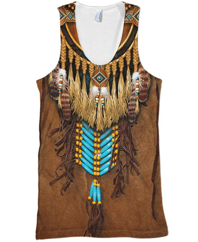 Brown Native Pattern - Welcome Native Spirit