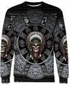 Skull Chief Pattern Native American All Over Printed Shirt WCS