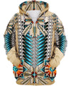 Native Bright Motifs 3D Hoodie - Native American Pride Shop