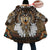 Best-selling Wolf Dreamcatcher Horn Button Long Fleece Windbreaker WCS