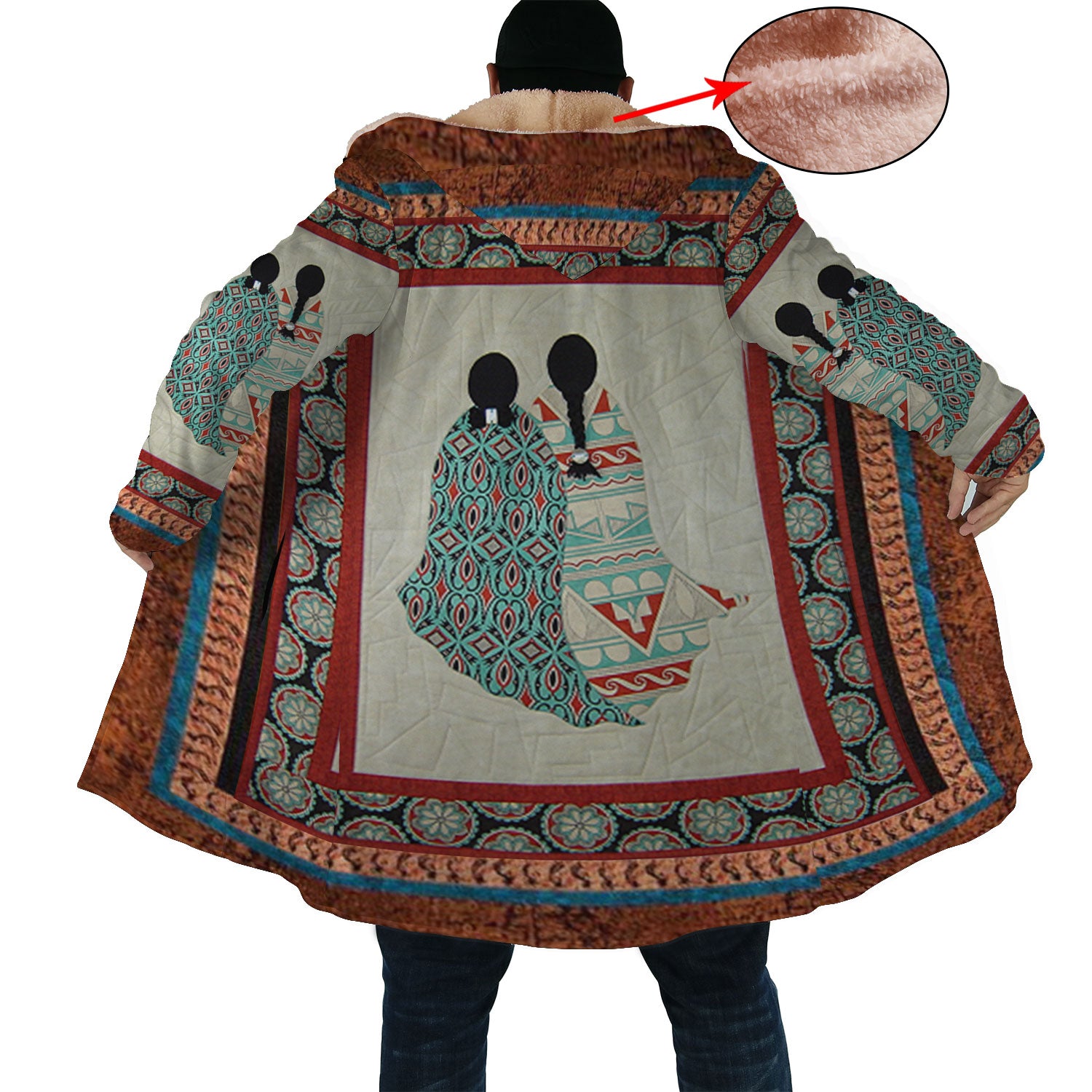 Jackettee Unisex Hoodie Native Pattern size S-5XL Premium Jackettee Unisex Hoodie Native Pattern size S-5XL Premium